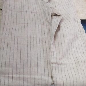 H And M Kids Boys Cream Color Linen Trousers Size 5 Years