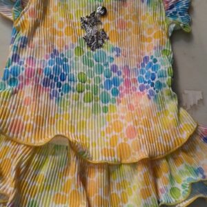 Multicolour Printed Frock For Kids Size 2 Year
