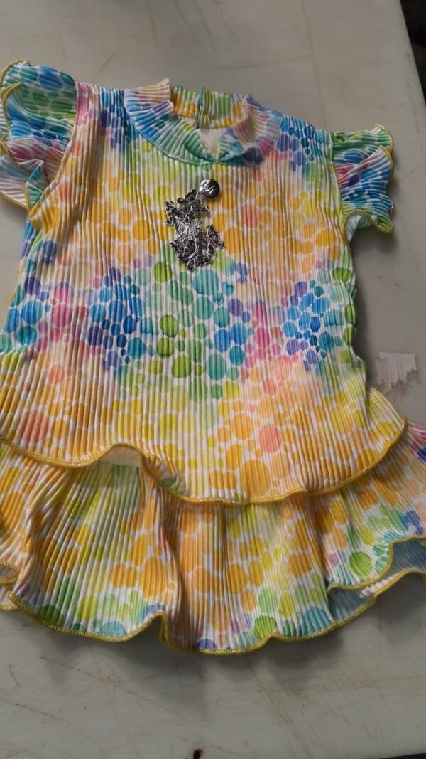 Multicolour Printed Frock For Kids Size 2 Year