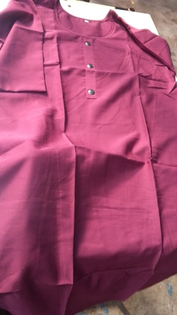 Wine Colour Kurta For Women Size Xl