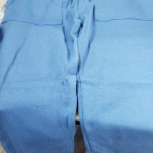 Sky Blue Color Plain Pocket Men Trouser Size S