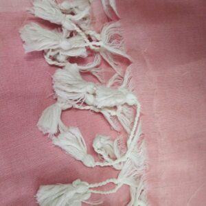 Pink And White Color Women Saree