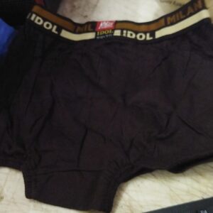 Dark Brown Color Mens Underwear Size S