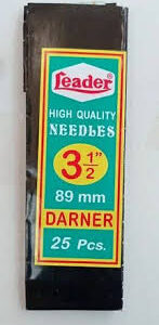 Stainless Steel Leader Sewing Needles 3.5 25Pcs