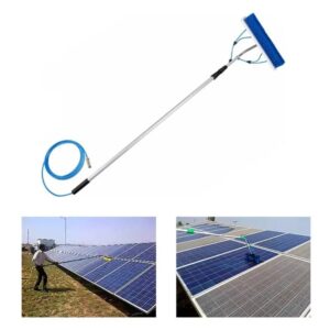 Solar Cleaning Brush With 3M Water Fed Pipe And Aluminium Telescopic Pole