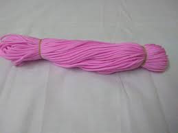 Nylon Knot Macrame Beading Braided Thread Cord Rope Pink