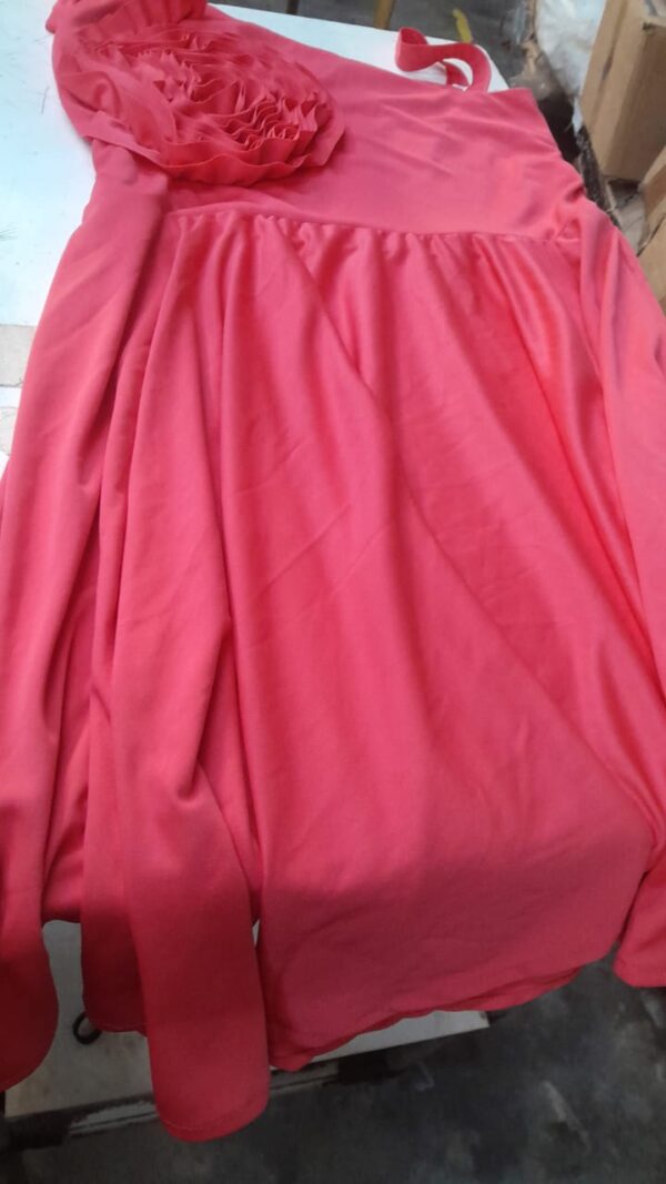 Womens Midi Dress Pink Size Xl
