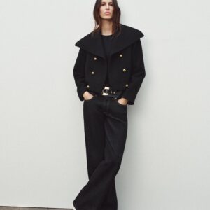 Zara Collection Wool Jacket Black Size S