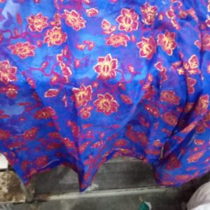 Women Stitched Lehenga Blue Size S