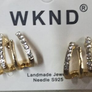 Gold Colour Earrings For Women
