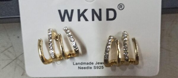 Gold Colour Earrings For Women