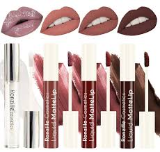 Ronzille Matte Gloss 3 Matte Liquid Lipstick And 1 Lip Gloss 3Ml