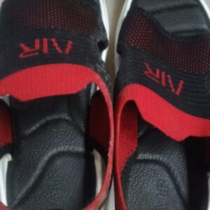 Mens Red And Black Sandals Size 10