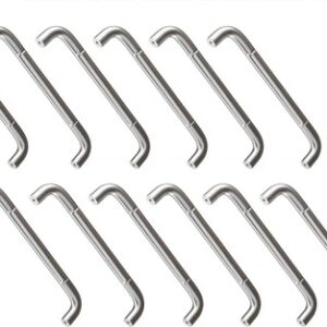 Fancy Steel Cabinet Drawer Wardrobe Handle 4 Inch With Screw 12 Pcs