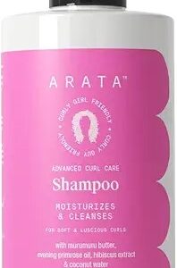 Arata Curly Hair Shampoo For Dry Frizzy Wavy Curly Hair 300Ml