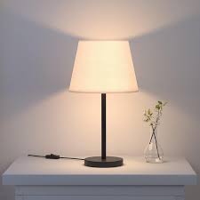 Modern Led Table Lamp 19 Inches Height Off White