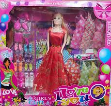 Youtube I Love You Doll Set With Dress And Accessories