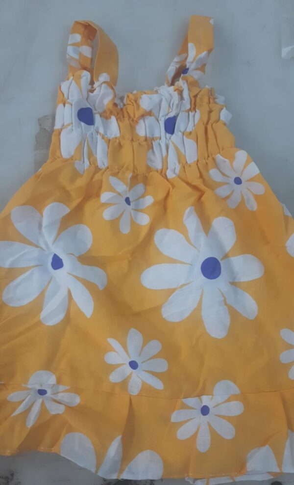 Classy Girls Frocks and Dress Color Yellow Size 6 M