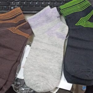 Dollar Bigboss MenS Ankle Socks Pack Of 3 Multicolour