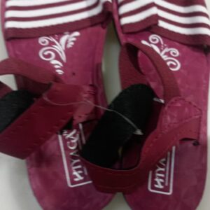 Women Slippers Wine Colour Size 5