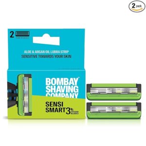 Bombay Shaving Company Sensi Smart 3 Razor Cartridge Pack Of 2