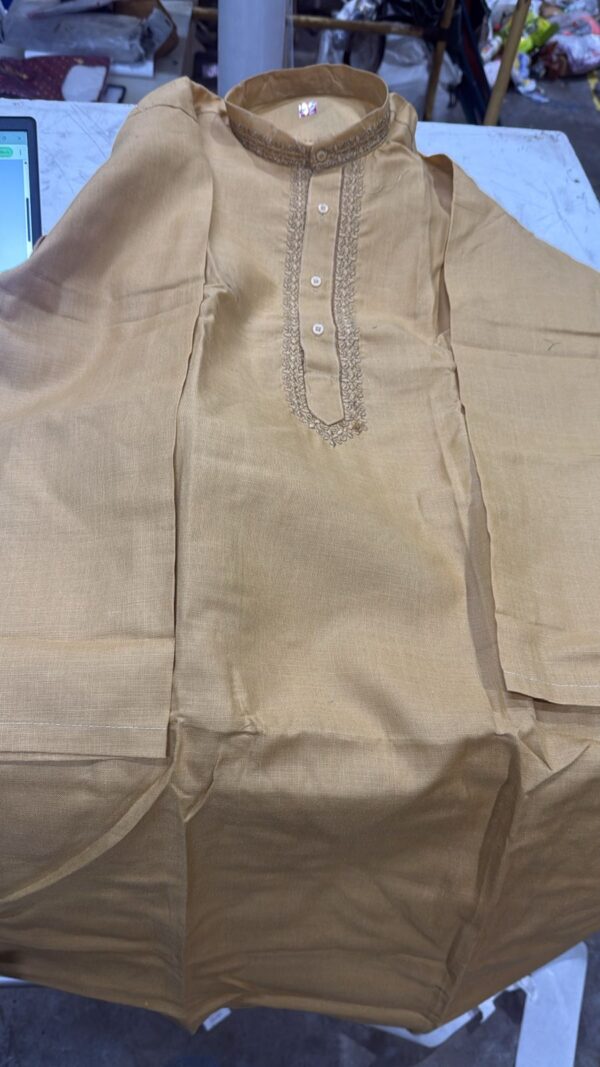 Women Mustard Color Kurti Size 40