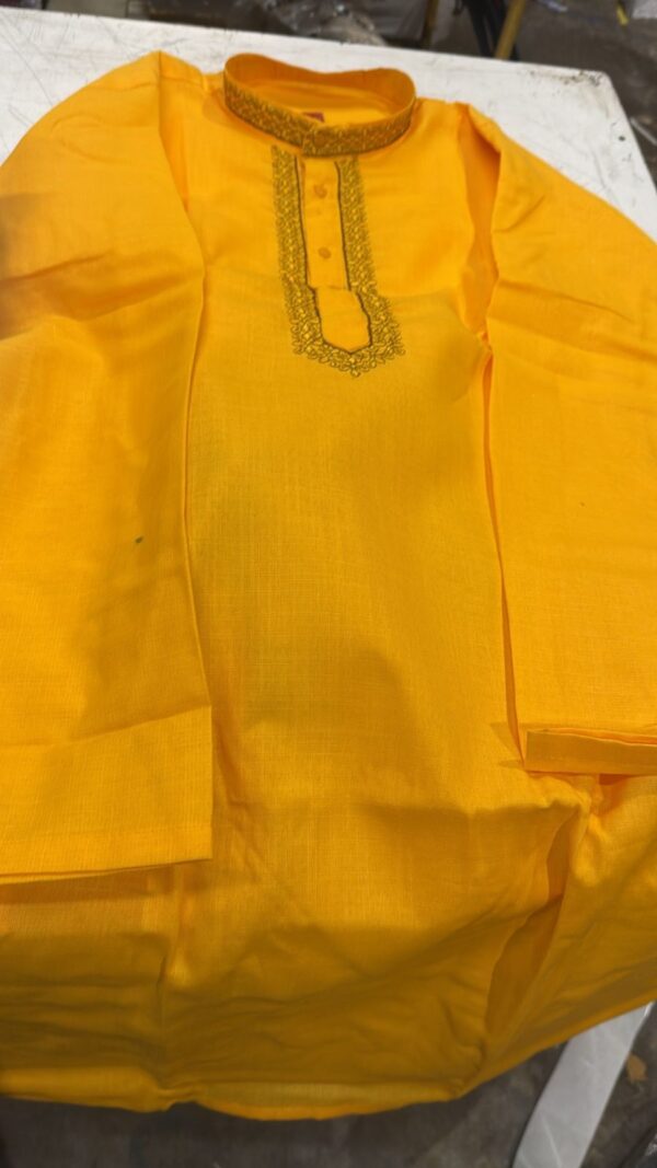 Women Yellow Color Kurti Size 38