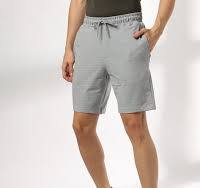 Teamspirit Men Regular Fit Knit Short Grey Colour Size M