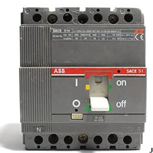 4 Pole Abb Mccb Switch 38KA Rated Current: 125A