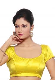 Women Shop For Premium Yellow Satin Blouse Size M