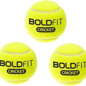 Boldfit Tennis Ball Green Colour Set Of 3