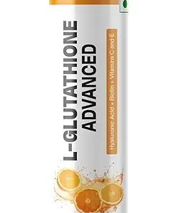 Boldfit 500Mg L Glutathione Tablets With Vitamin C E Orange 15 Effervescent Tablets