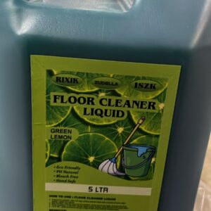 Iszk Floor Cleaner Liquid With Green Lemon 5 Ltr