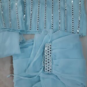 Lehenga Choli For Women Color Sky Blue Size Xl
