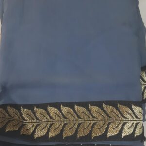 Saree For Women Color Blue