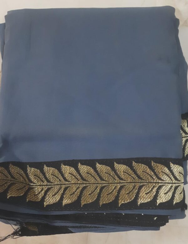 Saree For Women Color Blue