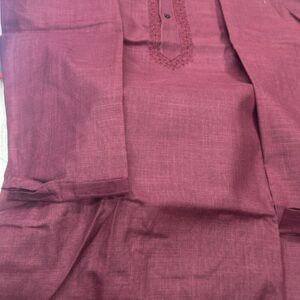Women Maroon Color Kurti Size 40