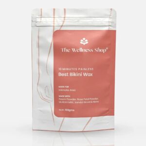 The Wellness Shop Best Bikini Wax 10 Minutes Herbal Wax Powder 100G