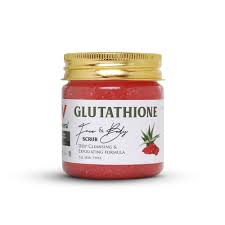 Azera Well With Glutathione Face Body Scrub Deep Cleansing Exfoliating 50Ml