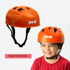 Rakso Orange Color Safety Helmet