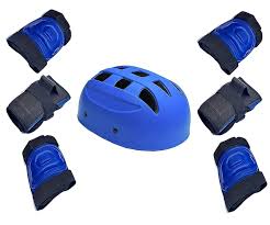 Raksha Blue Color Safety Skating Kit