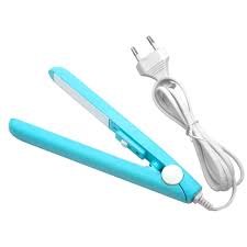 Sky Blue Mini Hair Straightener For Women