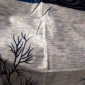 Blue Printed Window Curtain 5 Feet For Women Pack Of 2