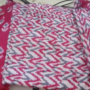 Womens Printed Kurta Set Pink Size 4Xl