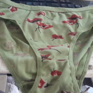 Women S Printed Pants Green Size 32