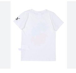 Puma White Color T Shirt Chest 34 Cm Size 5 To 6 Years