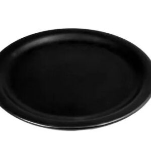 Round Matt Black Dinner Plate 11 Inches Pack Of 3
