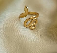 Adjustable Snake Anti Tarnish Waterproof Ring For Women And Girls Stainless Steel Gold Plated Ring