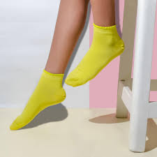 Light Yellow Socks For Women