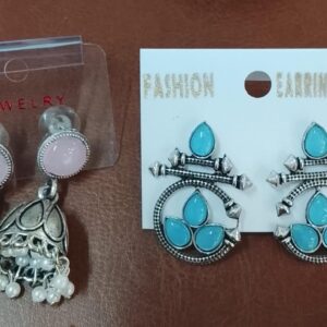 Traditional Teardrop Earrings Pack Of 2